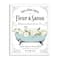 Stupell Industries Vintage Parisian Bathroom Advertisement Floral Blue Tub Wall Plaque